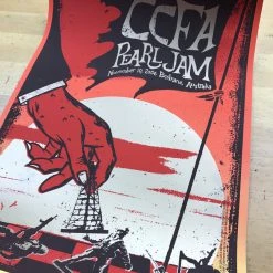 Pearl Jam - 2006 Todd Slater Poster CCFA Australia Hawaii