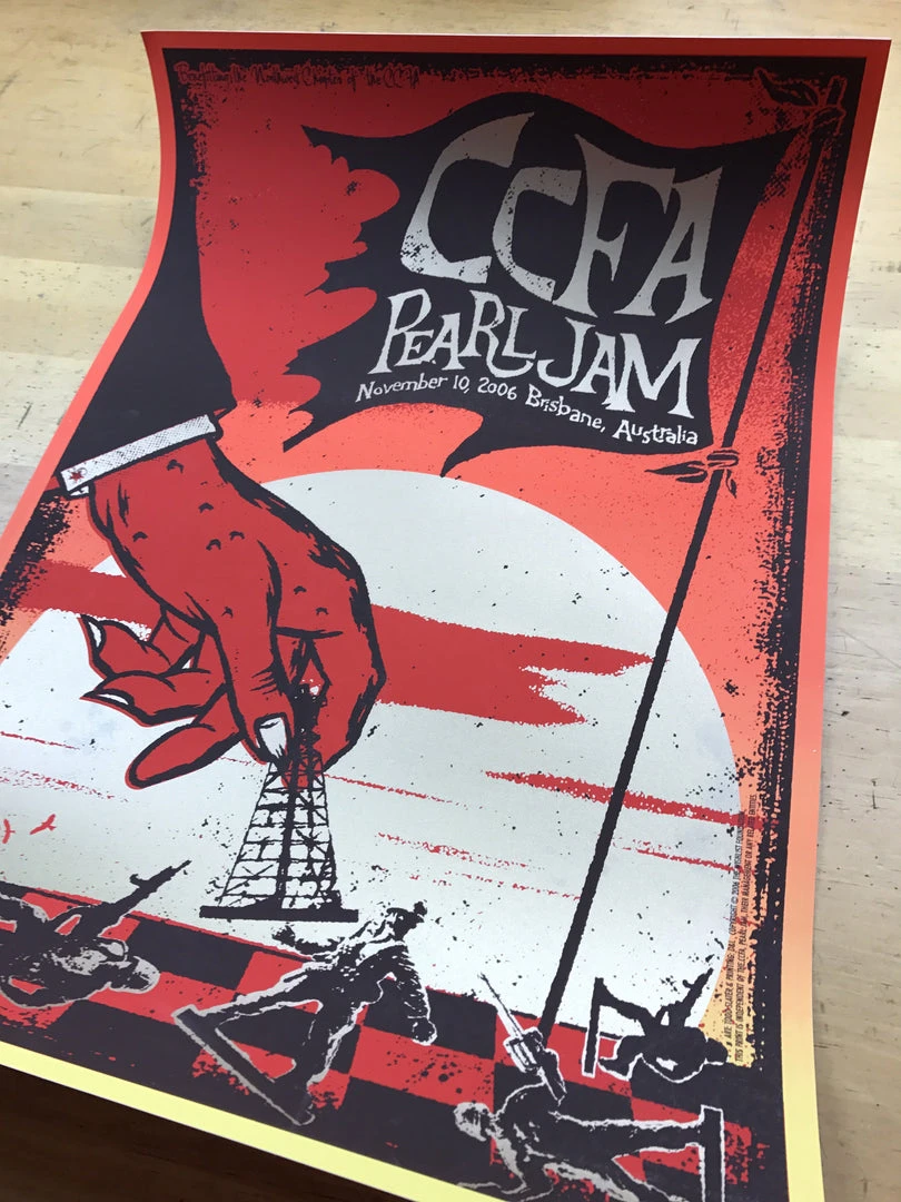 Pearl Jam - 2006 Todd Slater Poster CCFA Australia Hawaii 4 Pearl Jam - 2006 Todd Slater Poster CCFA Australia Hawaii