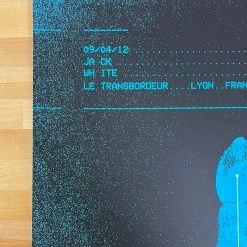 Jack White - 2012 Alan Hynes Poster Lyon France Le Transbordeur Gig Posters