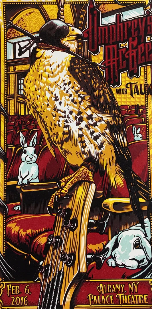 Umphrey's McGee 2016 - AJ Masthay Poster Albany, NY Palace Theatre Gig Posters 3 Umphrey's McGee 2016 - AJ Masthay Poster Albany, NY Palace Theatre Gig Posters