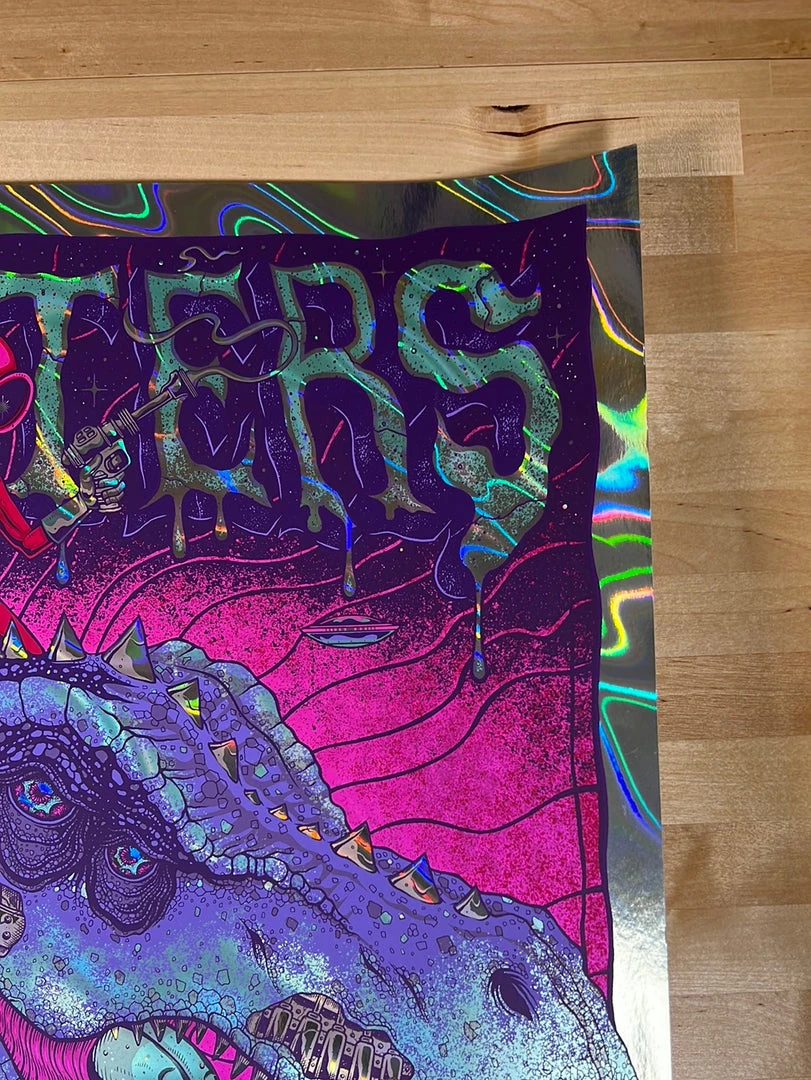 Foil Posters Foo Fighters - 2020 Jim Mazza Poster Los Angeles, CA FOIL 6 Foil Posters Foo Fighters - 2020 Jim Mazza Poster Los Angeles, CA FOIL