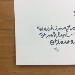 Zombi - 2006 Mike Budai Poster Multiple Venue Tour