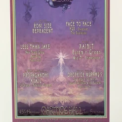 Lee Conklin MHP 116 Dropkick Murphys - 2001 Poster Maritime Hall San Fran 1st