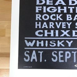 TAZ KXLU Fundraiser - 1995 T.A.Z. Poster Beck Los Angeles, CA 1st Ed Gig Posters