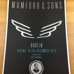 Sold Out Posters Mumford & Sons - 2015 Poster Dublin, Ireland 3Arena
