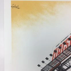 Flatstock 20 - 2009 Dan MacAdam Crosshair Poster Austin, TX Austin Convention Ce Gig Posters