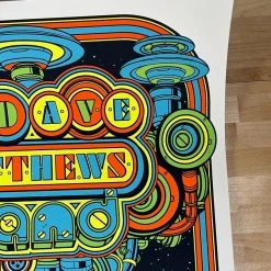 Dave Matthews Band - 2021 Jesse Philips Poster Albuquerque, NM