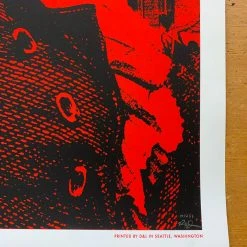 Jack White The White Stripes - 2007 Rob Jones Poster Fairfax, VA Parriot Center, GWU