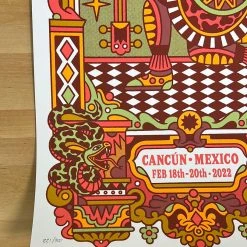 Dave Matthews Band - 2022 Bene Rohlmann Poster Cancun N3