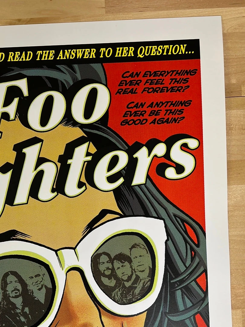 Foo Fighters - 2020 Brian Ewing Poster Cincinnati, OH AP 6 Foo Fighters - 2020 Brian Ewing Poster Cincinnati, OH AP