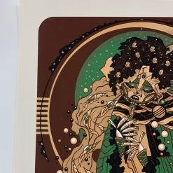 Like A Villain - 2014 Guy Burwell Poster S/N Gig Posters