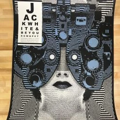 Gig Posters Jack White - 2022 The Silent Giants Poster Brooklyn, New York X/450