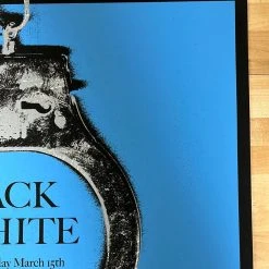 Gig Posters Jack White - 2012 Alan Hynes Poster Tulsa, OK Cain's