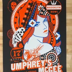 Gig Posters Umphrey's McGee - 2017 Scrojo Poster Las Vegas, NV Brooklyn Bowl