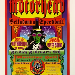 Gig Posters FD/ID 07 Motorhead - 1996 Jim Phillips Poster Maritime Hall San Fran 1st
