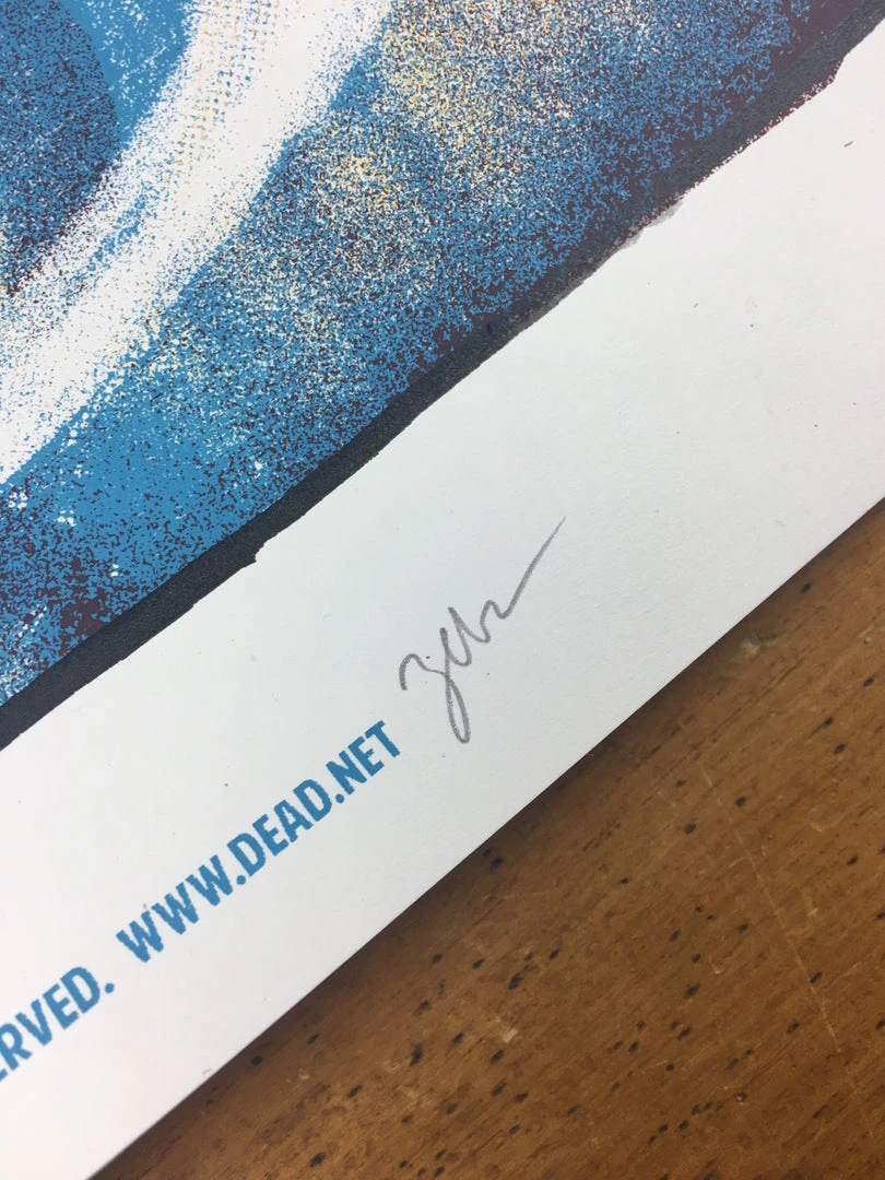 Grateful Dead, Here Comes Sunshine - 2018 Zeb Love Poster Art Print 8 Grateful Dead, Here Comes Sunshine - 2018 Zeb Love Poster Art Print