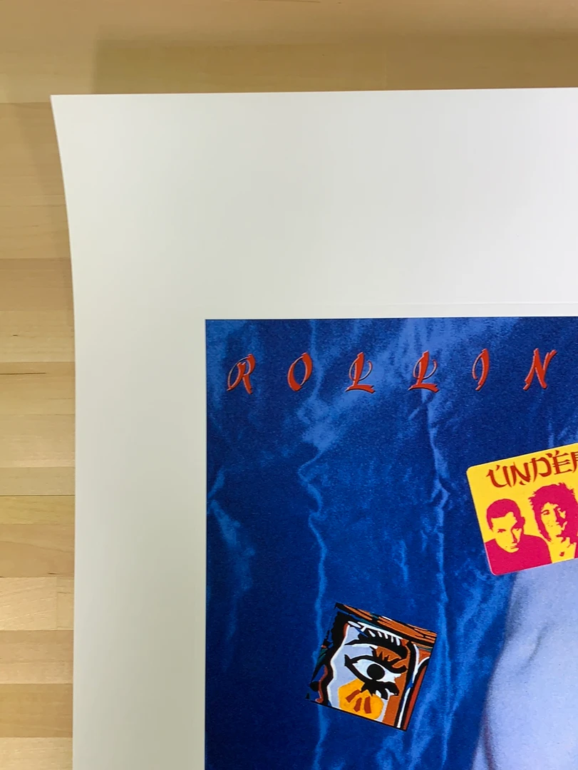 Sold Out Posters Gig Posters Rolling Stones - 1994 Official Poster Vintage Under Cover X/5000 5 Sold Out Posters Gig Posters Rolling Stones - 1994 Official Poster Vintage Under Cover X/5000