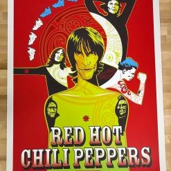 Red Hot Chili Peppers - 2001 Craig Phillips Poster Stafford, UK Weston Park 9 Red Hot Chili Peppers - 2001 Craig Phillips Poster Stafford, UK Weston Park