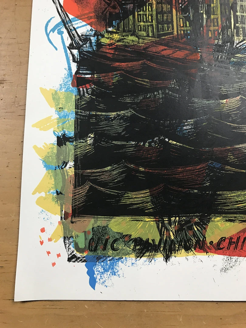 Phish - 2011 Dan Grzeca Poster Chicago, IL UIC TEST Print 9 Phish - 2011 Dan Grzeca Poster Chicago, IL UIC TEST Print