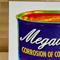 Megadeth - 1995 Matt Getz Poster Los Angeles, CA Del Mar Gig Posters 10 Megadeth - 1995 Matt Getz Poster Los Angeles, CA Del Mar Gig Posters