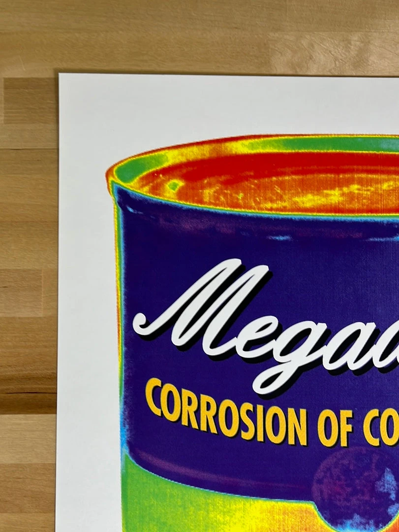 Megadeth - 1995 Matt Getz Poster Los Angeles, CA Del Mar Gig Posters 5 Megadeth - 1995 Matt Getz Poster Los Angeles, CA Del Mar Gig Posters