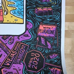 Pearl Jam - 2020 Ward Sutton Poster San Diego, CA Viejas Arena Gig Posters