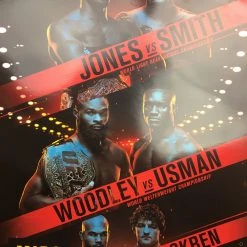 Sold Out Posters UFC 235 2019 Poster Jones Vs Smith, Woodley Vs Usman & Lawler Vs Askren 7 Sold Out Posters UFC 235 2019 Poster Jones Vs Smith, Woodley Vs Usman & Lawler Vs Askren