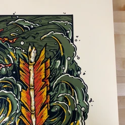 Art Prints Thai Skull - 2009/2010 Jeral Tidwell Poster Art Print 1st Edition