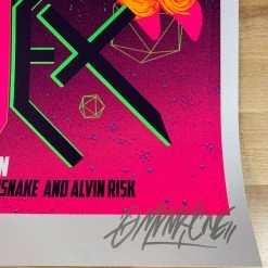 Skrillex - 2014 Munk One Poster Barcelona, Spain Ker Club Gig Posters
