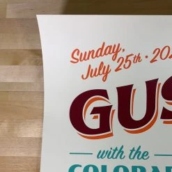 Michael Penda Guster - 2021 Michael Penta Poster Red Rocks Morrison, CO