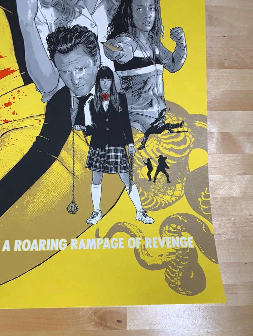 A Roaring Rampage Of Revenge! - 2021 Joshua Budich Poster Kill Bill Movie/TV Posters 7 A Roaring Rampage Of Revenge! - 2021 Joshua Budich Poster Kill Bill Movie/TV Posters