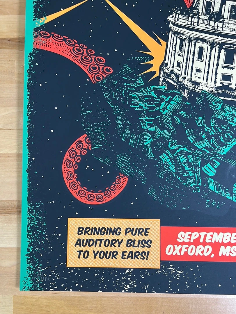 The Black Keys - 2021 Status Serigraph Poster Oxford, MS 8 The Black Keys - 2021 Status Serigraph Poster Oxford, MS