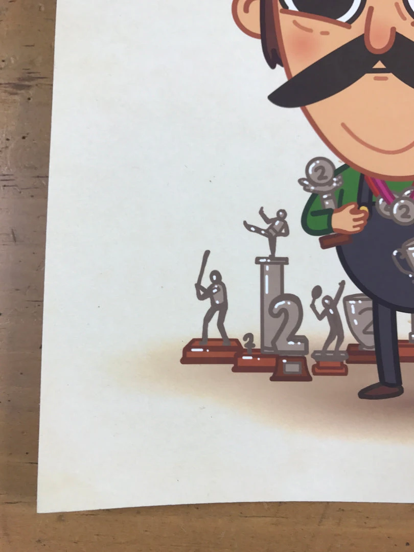 First Loser - 2016 Mike Mitchell Poster Luigi, Mario Brothers Art Prints 9 First Loser - 2016 Mike Mitchell Poster Luigi, Mario Brothers Art Prints