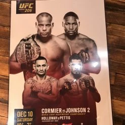 Sold Out Posters UFC 206 Poster Cormier Vs. Johnson 2, Holloway Vs. Pettis 7 Sold Out Posters UFC 206 Poster Cormier Vs. Johnson 2, Holloway Vs. Pettis