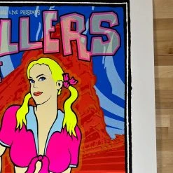 Colorado The Killers - 2007 Lindsey Kuhn Poster Red Rocks Morrison, CO