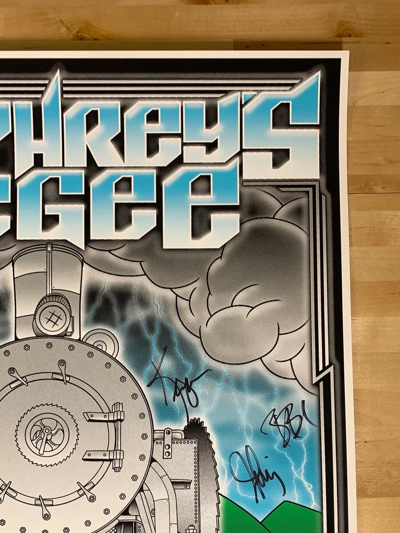 Umphrey's McGee - 2015 John Warner Poster Band Signed Chattanooga, TN 6 Umphrey's McGee - 2015 John Warner Poster Band Signed Chattanooga, TN