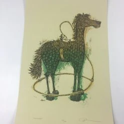 Tiny Cowboy - 2009 Dan Grzeca Poster Art Print 37/180