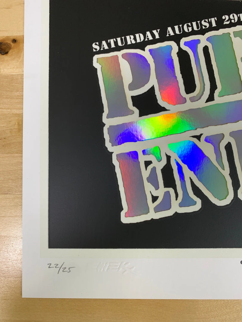 Colorado Public Enemy Variant - 2020 Emek Poster Foil With Date The Terrordome GID, CO 8 Colorado Public Enemy Variant - 2020 Emek Poster Foil With Date The Terrordome GID, CO