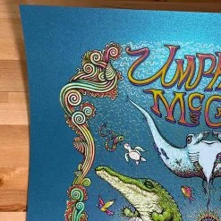 Umphrey's McGee - 2020/2021 Marq Spusta Poster Miami, FL 1st Teal