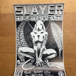 Slayer - 1991 Frank Kozik Poster Houston, TX The Unicorn 11 Slayer - 1991 Frank Kozik Poster Houston, TX The Unicorn