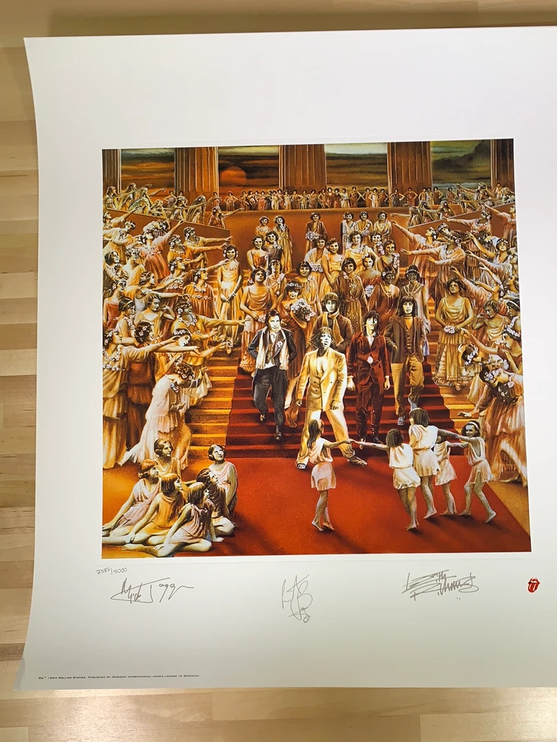 Sold Out Posters Rolling Stones - 1994 Official Poster Vintage It's Only Rock & Roll X/5000 4 Sold Out Posters Rolling Stones - 1994 Official Poster Vintage It's Only Rock & Roll X/5000