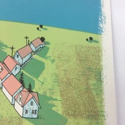 Gig Posters Walk The Moon - 2015 Justin Santora Poster Austin, TX Stubb's BBQ