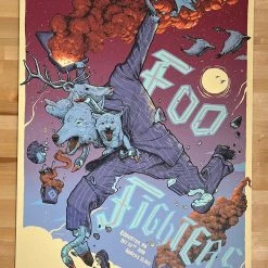 Foo Fighters - 2018 Dave Kloc Poster Edmonton, CAN Rogers Place Gig Posters