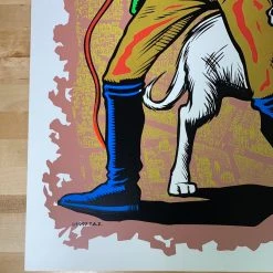 TAZ KXLU Fundraiser - 1997 T.A.Z. Poster Los Angeles, CA 1st Ed Gig Posters