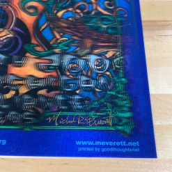 Rothbury - 2009 Michael Everett Lenticular Poster Conscious Alliance Gig Posters