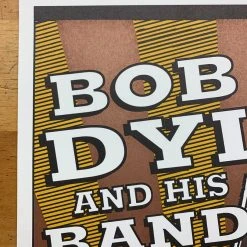 Bob Dylan - 2004 Geoff Gans Poster Rochester, NY Gordon Field House