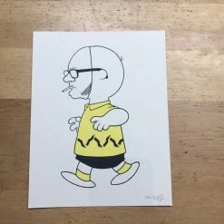 Art Prints Grief - Rob Jones Print The Face Under The Mask Is The Same As The Face On The M