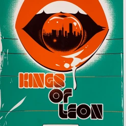 Kings Of Leon - 2017 Jason Malmberg Poster Mountain View, CA Shoreline Gig Posters