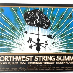Northwest String Summit - 2006 Brian Langeliers Poster Plains, OR Horning's Hideout Gig Posters