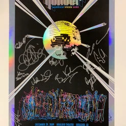 Colorado Yonder Mountain String Band - 2009 Art-i-fact Poster, CO FOIL Fillmore